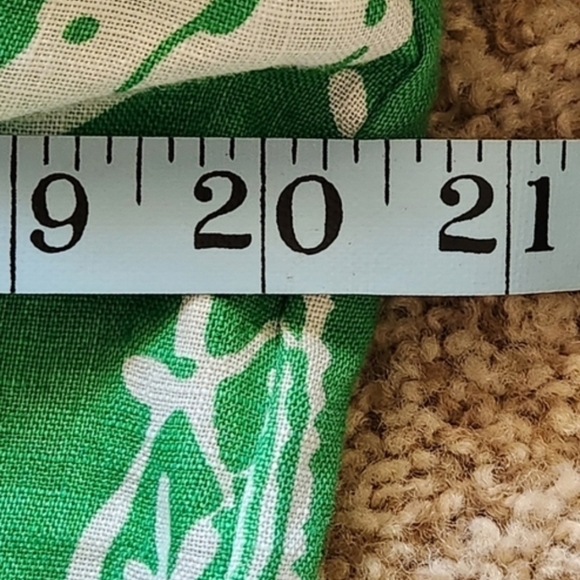 Berek Designed Linen Jacket • Botanical Print • Statement Detail • Size L - Picture 4 of 15